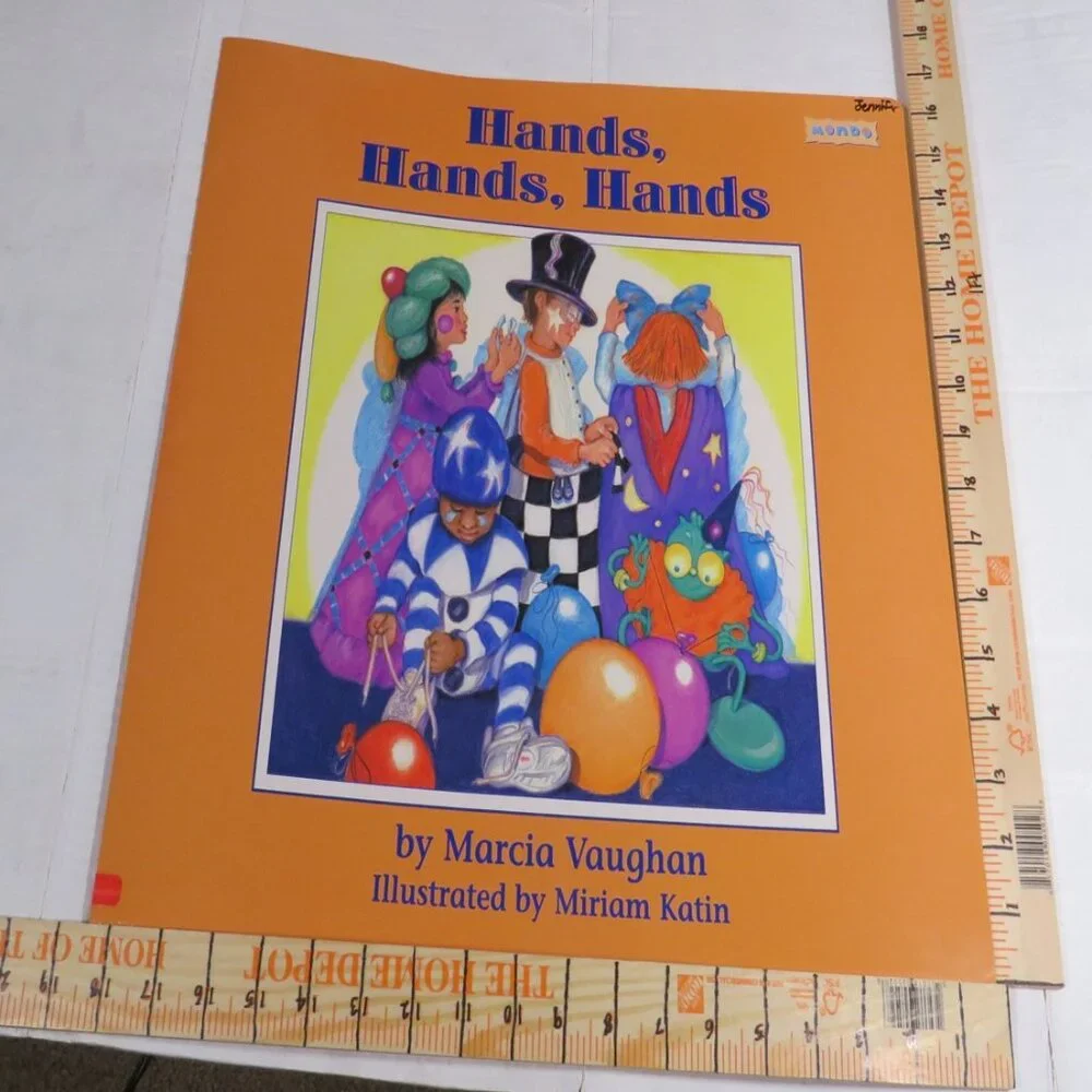 Hands, Hands, Hands BIG BOOK (almost 2 feet tall) by Marcia Vaughan Classroom